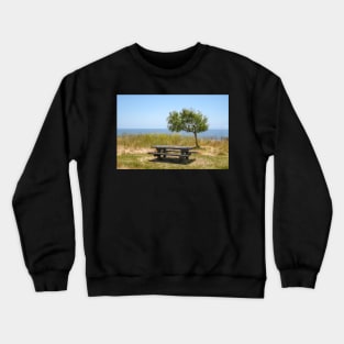 Picnic Table with a View Crewneck Sweatshirt